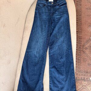 Frame Le Slim Palazzo wide leg High Rise Jean size 26